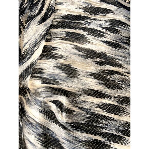 Yigal Azrouel Gray Animal Print Cowl Neck Short Dress Size 6 - Picture 7 of 11